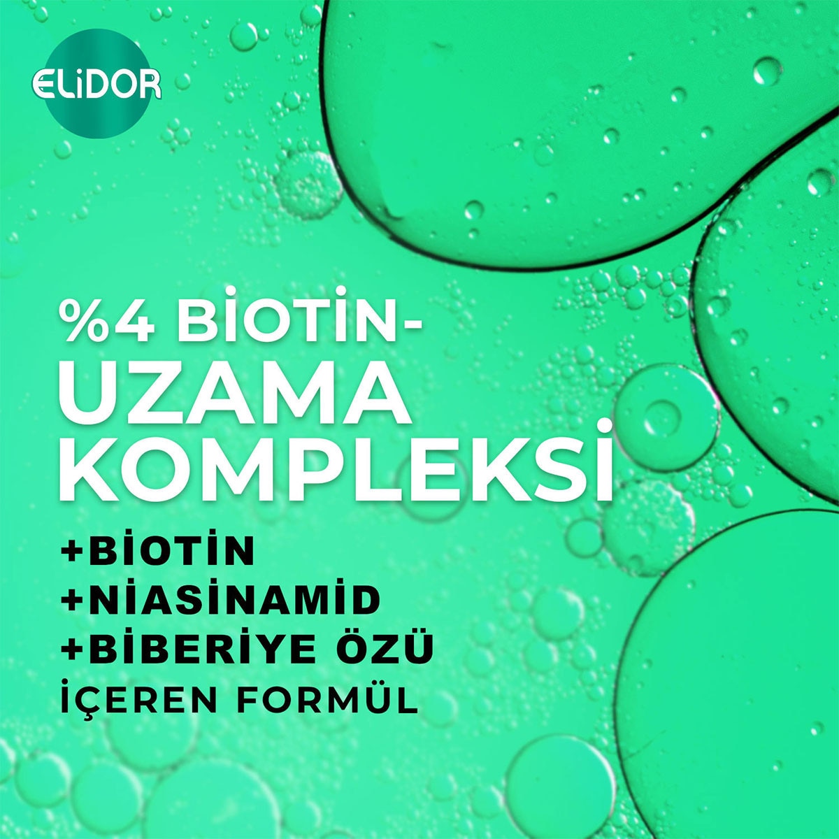 ELİDOR ELİDOR Elidor Superblend Sıvı Saç Bakım Kremi Sağlıklı Uzayan Saçlar Biotin Argan Yağı Arjinin 200 ml 1 of 7