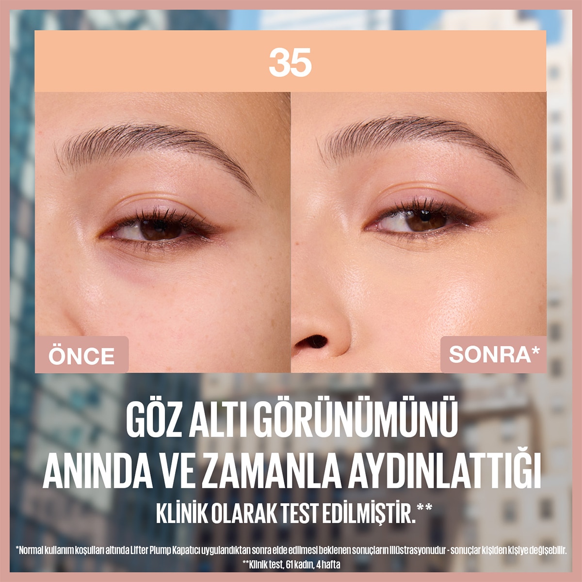  MAYBELLINE MAYBELLINE Maybelline New York Lifter Kafein ve Peptitler İçeren Nemlendiren ve Aydınlatan Kapatıcı 35  1 of 7 