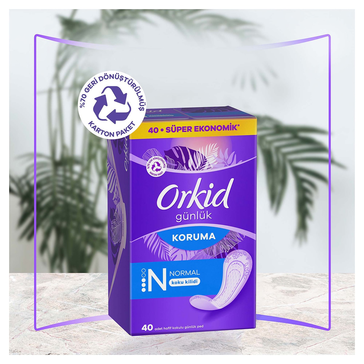 ORKID ORKID Orkid Günlük Ped Eko Normal 40 Adet 1 of 10