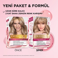 L'Oreal Paris Excellence Koyu Sarı Küllü Saç Boyası 8.1
