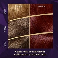 Wella Koleston Kit Saç Boyası Koyu Ateş Kızıl 44/46