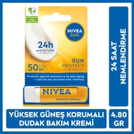 Nivea Sun Yüksek Güneş Korumalı Dudak Bakım Kremi 4,8 g SPF50 C,E Vitamini