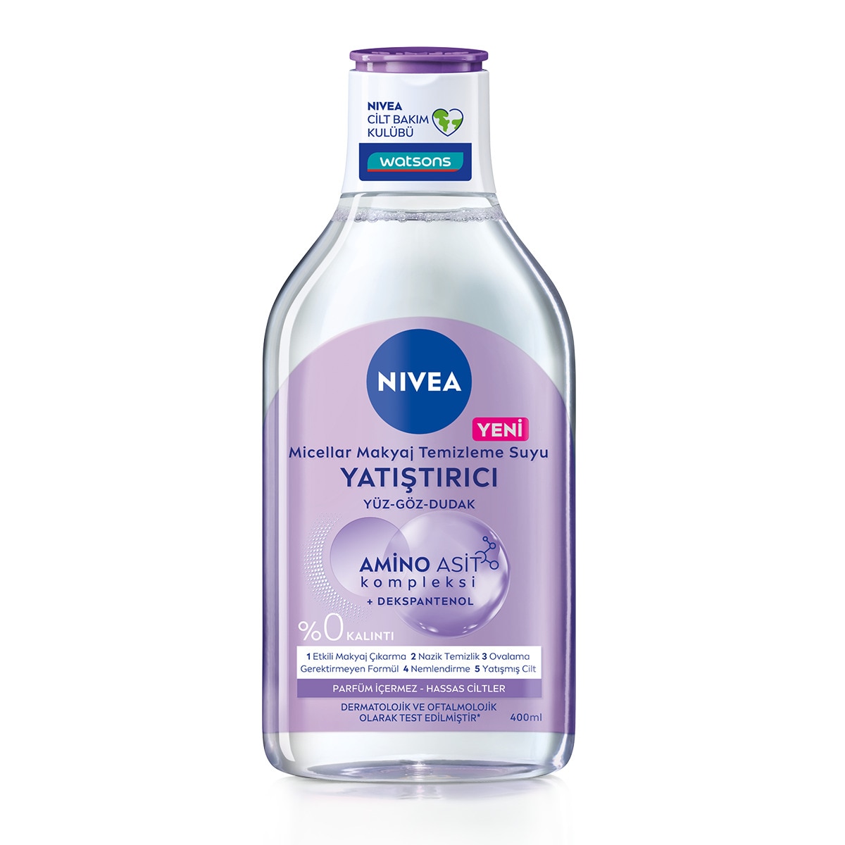 NIVEA VISAGE NIVEA VISAGE Nivea Yatıştırıcı Micellar Makyaj Temizleme Suyu Hassas Cilt 400 ml 1 of 7