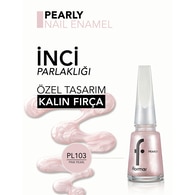  FLORMAR FLORMAR Flormar Pearly Yarı Transparan & Parlak Bitişli Sedefli Oje No: 103 Pink Pearl  1 of 5 