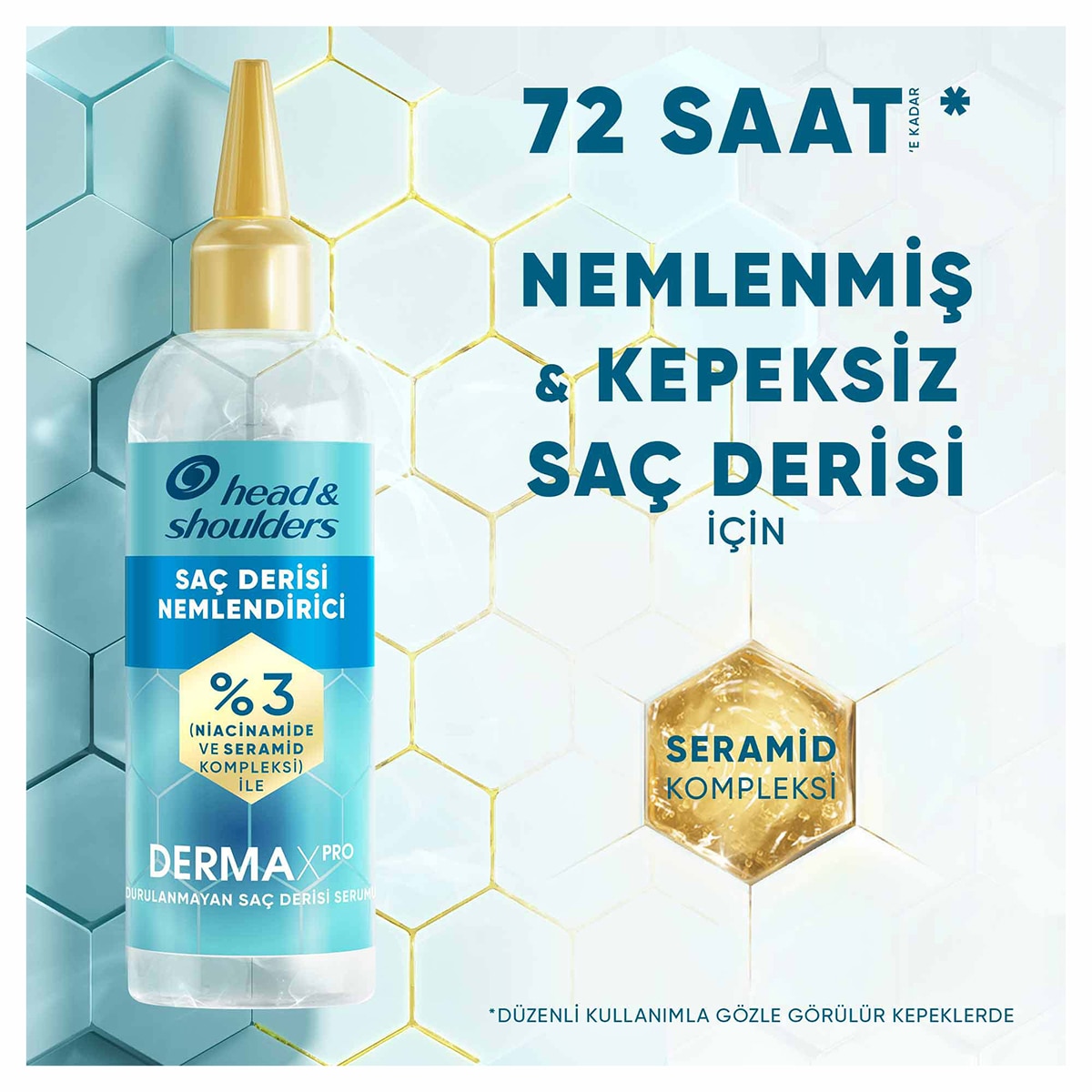  HEAD&SHOULDERS HEAD&SHOULDERS Head&Shoulders DermaXPRO Onarıcı Nemlendirme Saç Derisi Nemlendirici Durulanmayan Saç Derisi Serumu Niacinamide ve Seramid 145 ml  1 of 5 