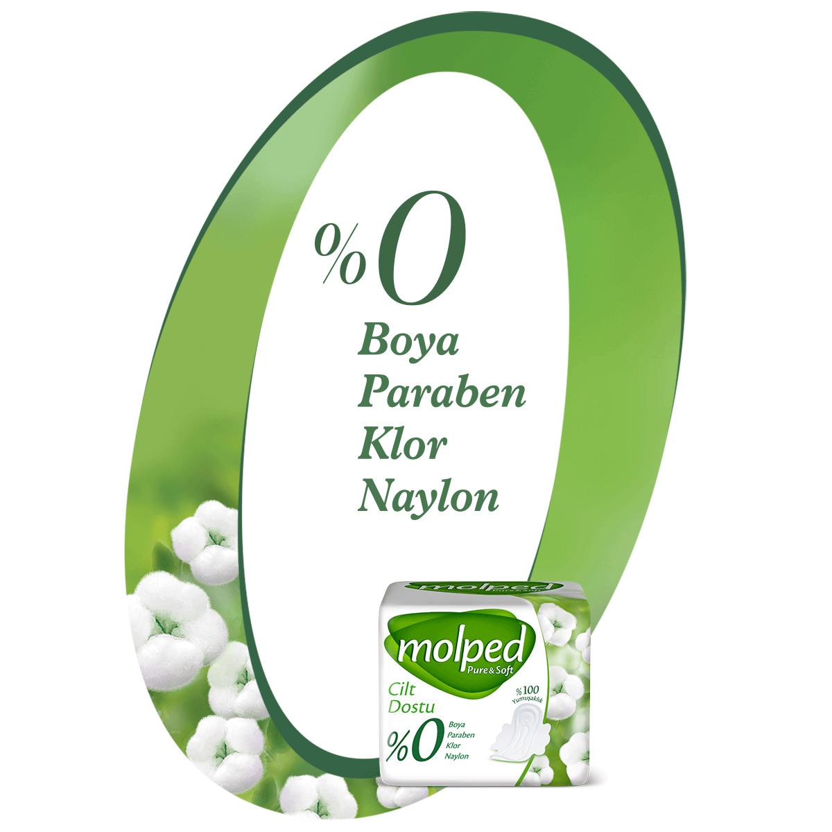  MOLPED MOLPED Molped Pure And Soft Gece Süper Ekonomik 16 Adet  1 of 5 