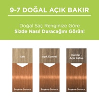 Palette Kalıcı Doğal Renkler 9-7 Doğal Açık Bakır