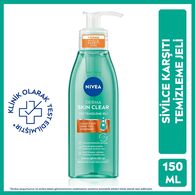  NIVEA VISAGE NIVEA VISAGE Nivea Derma Skin Clear Sivilce Karşıtı Yüz Temizleme Jeli 150 ml  