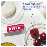Nivea Dudak Bakım Kremi ve Parlatıcısı Kiraz 4,8 g 24 Saat Nem