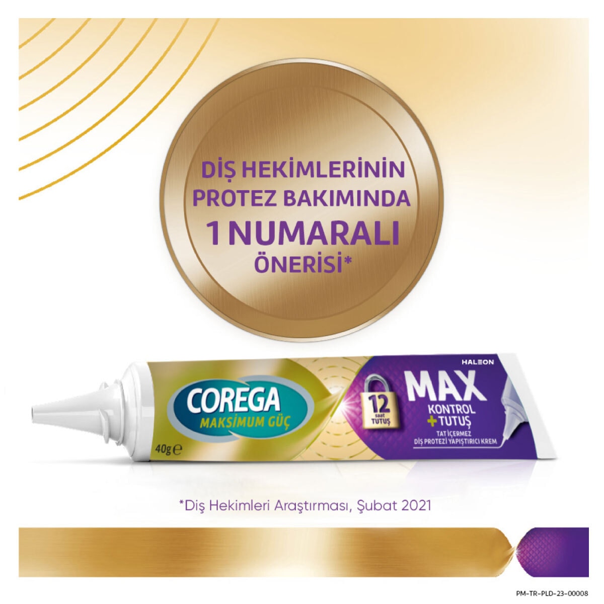 COREGA COREGA Corega Maksimum Kontrol Diş Protezi Yapıştırıcı Krem 40 g 1 of 8