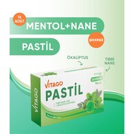 Vitago Pastil Tıbbi Nane Ökaliptus Yağı 16'lı