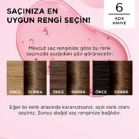 L'Oreal Paris Excellence Açık Kahve Saç Boyası 6