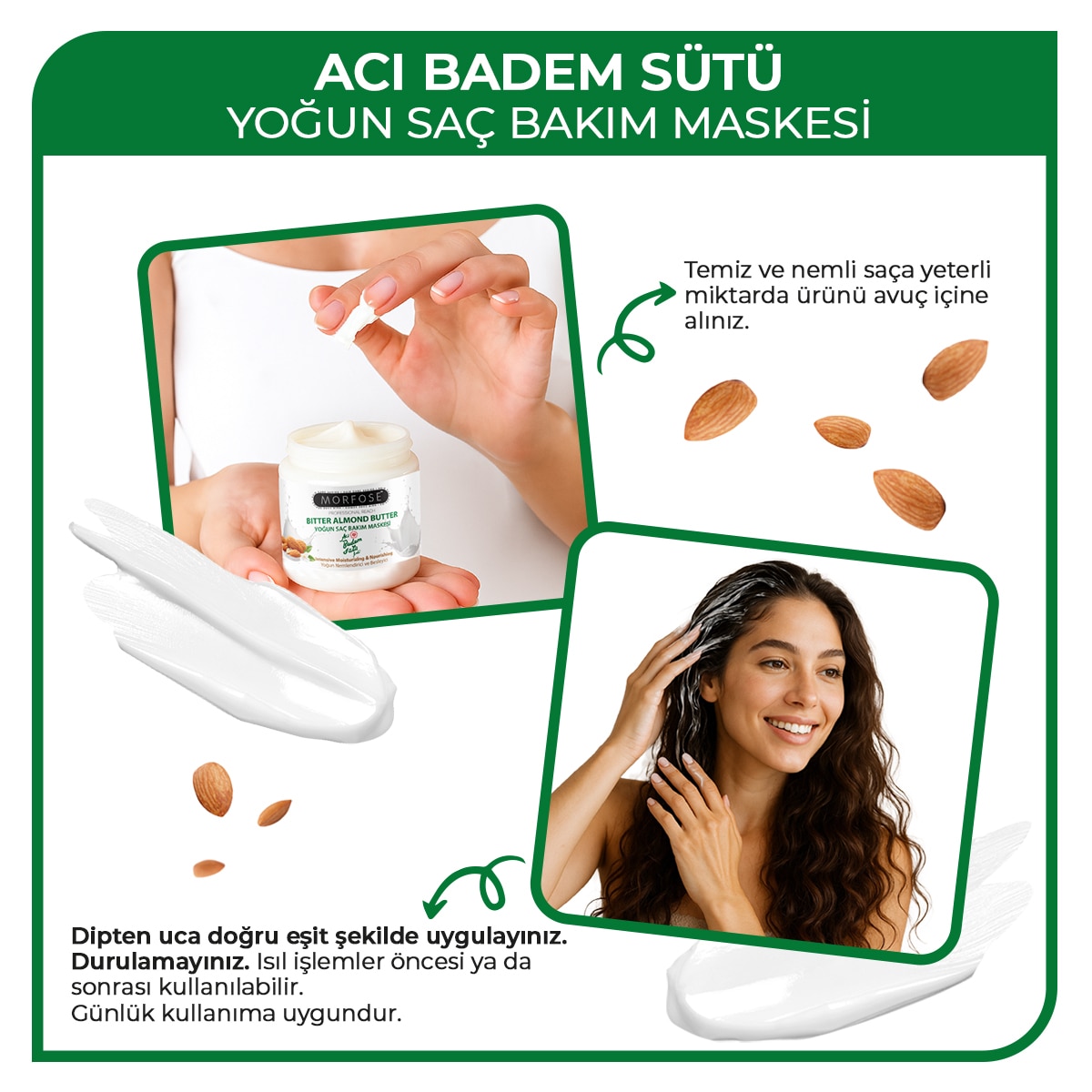  MORFOSE EXC. MORFOSE EXC. Morfose Butter Saç Bakım Maske Acıbadem 200 ml  1 of 5 