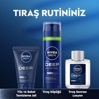  NIVEA FOR MEN NIVEA FOR MEN Nivea Men Erkek Tıraş Jeli Deep Dimension 200 ml  1 of 6 
