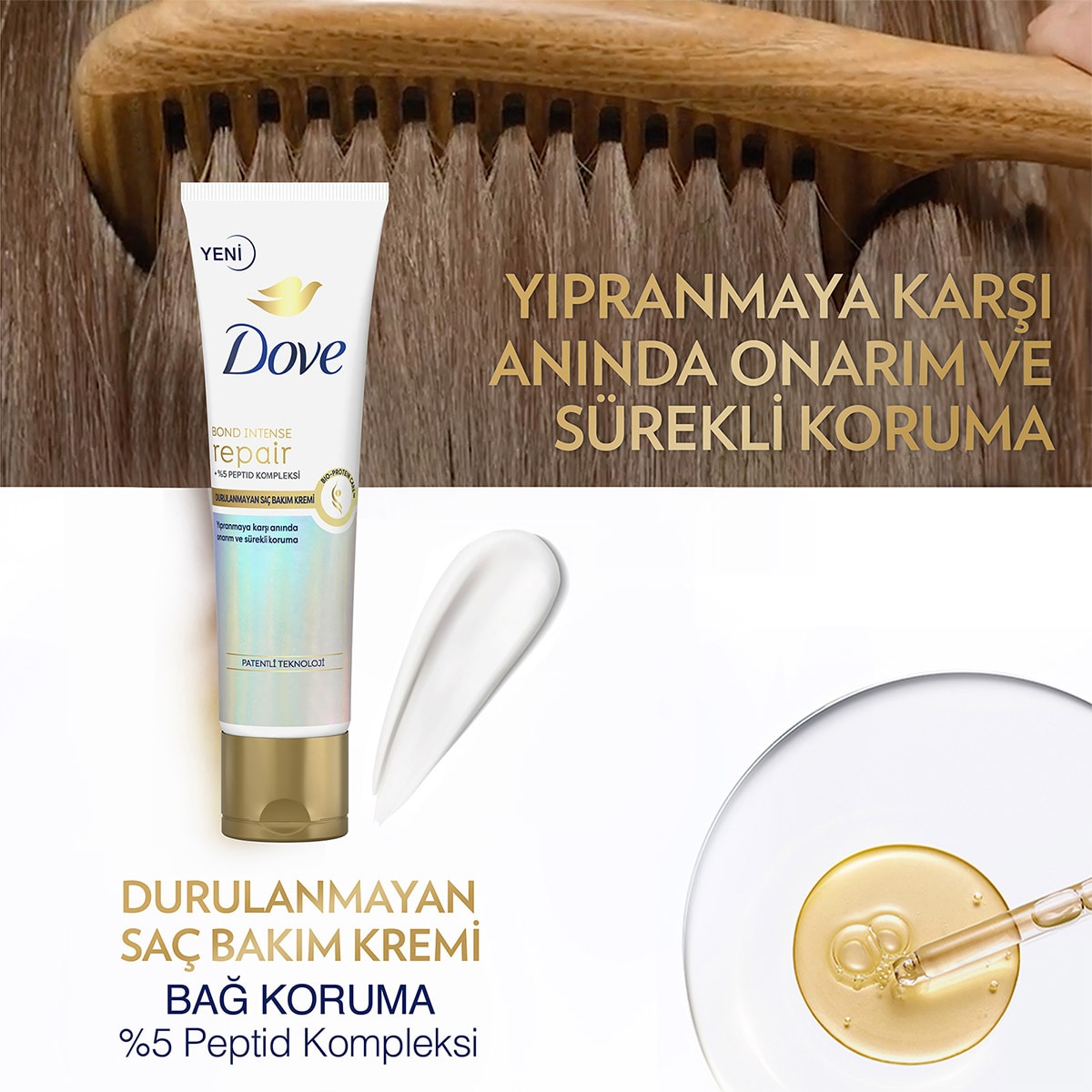  DOVE DOVE Dove Saç Bakım Kremi Bond Intense Repair 150 ml  1 of 10 