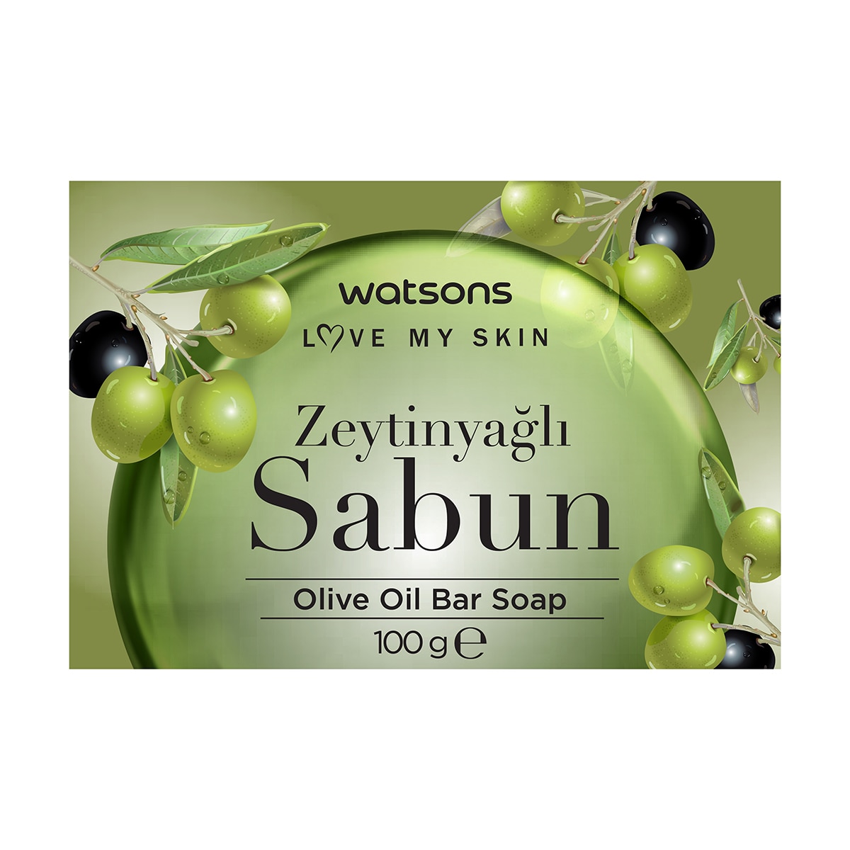 WATSONS WATSONS Watsons Zeytinyağlı El Sabunu 100 gr 1 of 2