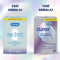 Durex Yok Ötesi Ultra Kaygan İnce Prezervatif 20'li