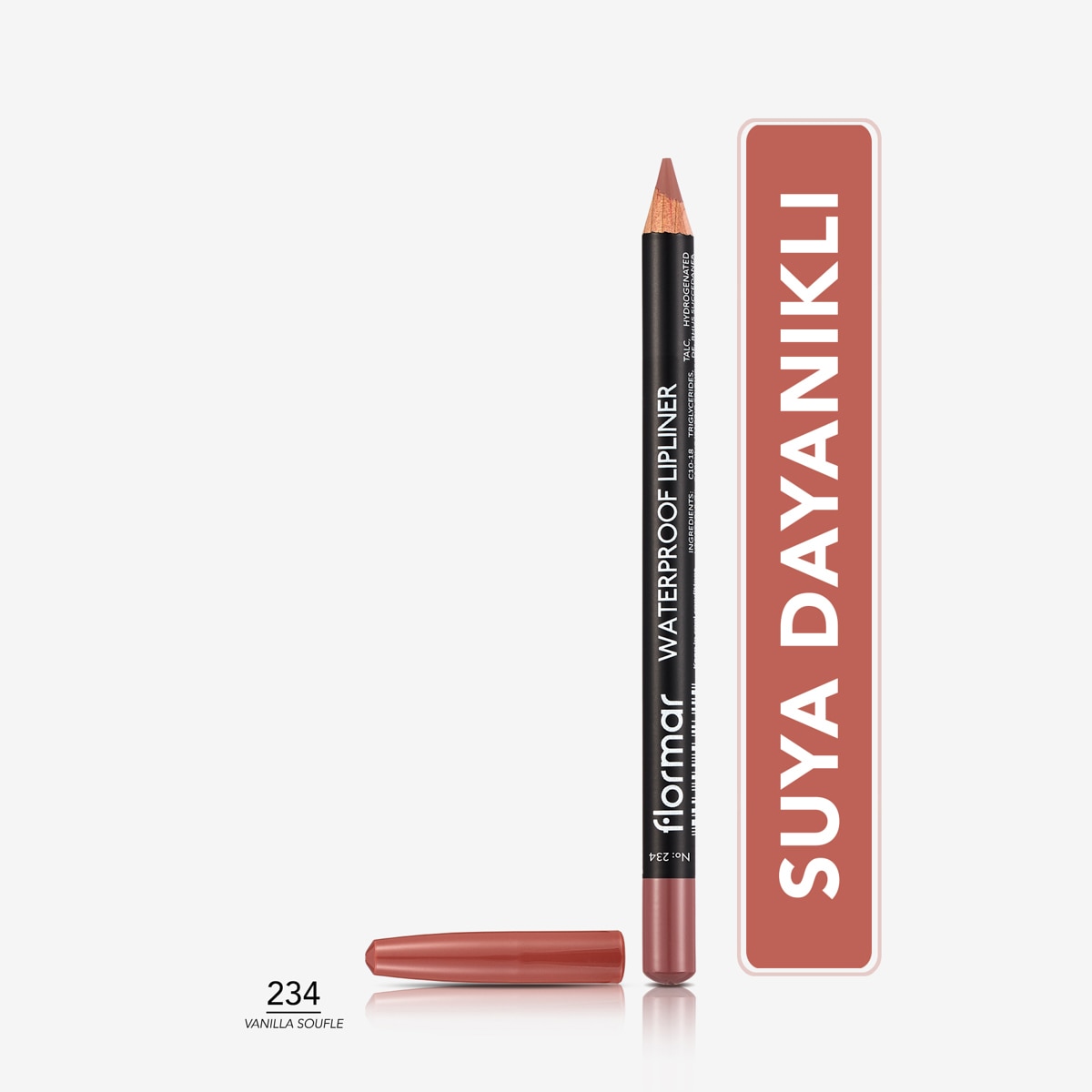  FLORMAR FLORMAR Flormar Suya Dayanıklı Mat Dudak Kalemi No: 234 Vanilla Soufle  1 of 6 