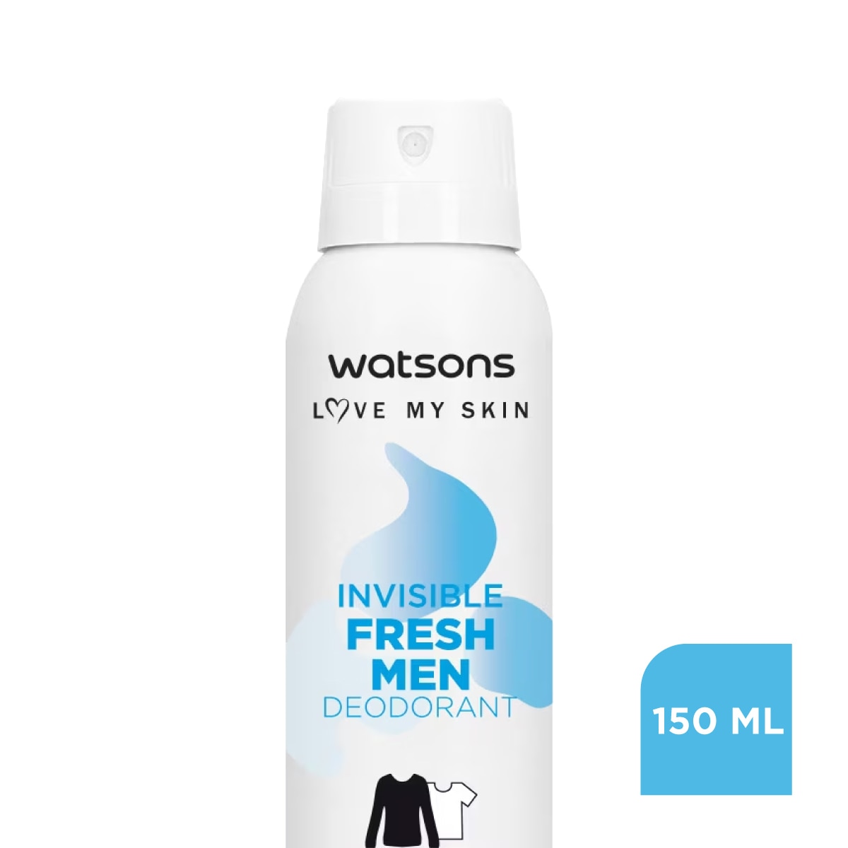 WATSONS WATSONS Watsons Fresh Men Deodorant Sprey Pudrasız 150 ml 1 of 1 Watsons Fresh Men Deodorant Sprey Pudrasız 150 ml