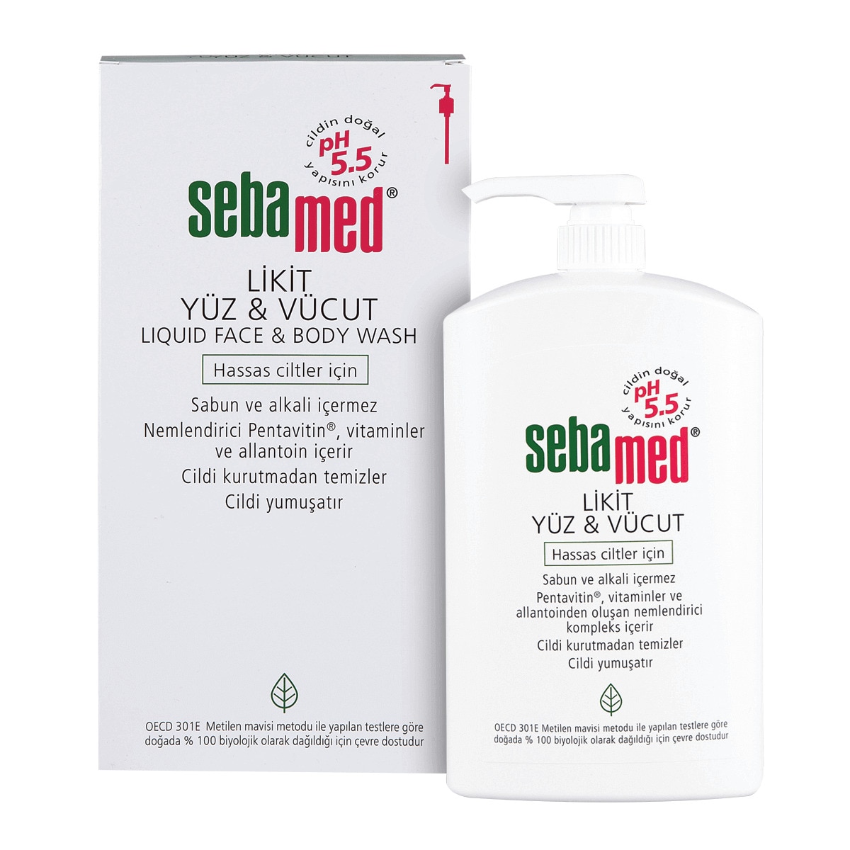 SEBAMED SEBAMED Sebamed Yüz ve Vücut Temizleyici Likit 1000 ml 1 of 4