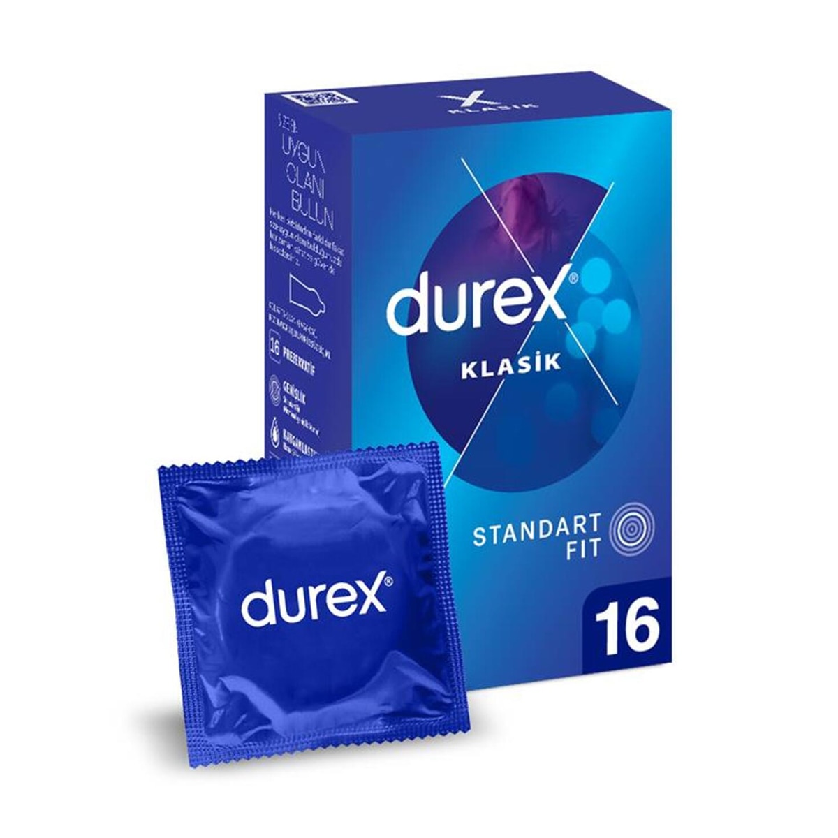  DUREX DUREX Durex Klasik Prezervatif 16'lı  1 of 5 