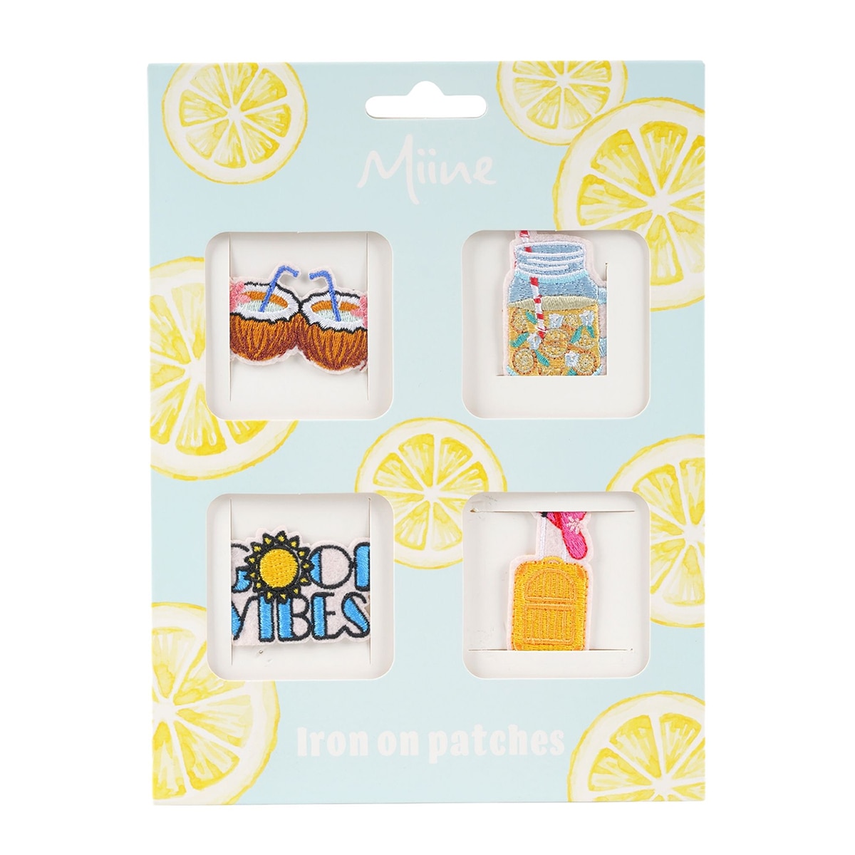 MIINE MIINE Miine Lemonade Summer Renkli Yama Set 2 4'lü 1 of 3