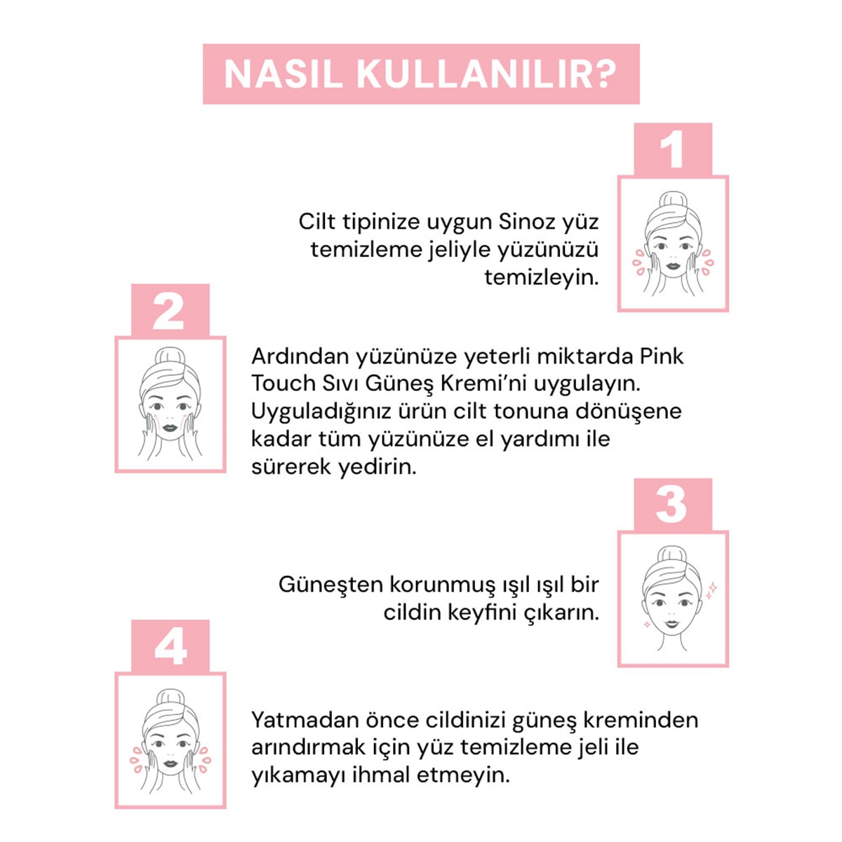  SİNOZ SINOZ Sinoz Pink Touch Ton Eşitleyici Yüz Güneş Kremi SPF50+ 50 ml  1 of 10 