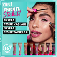 Nyx Professional Makeup Thick It Stick It Kaş Maskarası Taupe