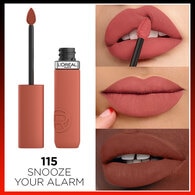 L'Oreal Paris Infaillible Matte Resistance Likit Mat Ruj 115 Snooze Your Alarm