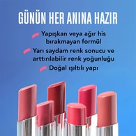 FLORMAR FLORMAR Flormar Sheer Up Parlak Bitişli Nemlendirici Etkili Ruj No: 012 Intense Love 1 of 9