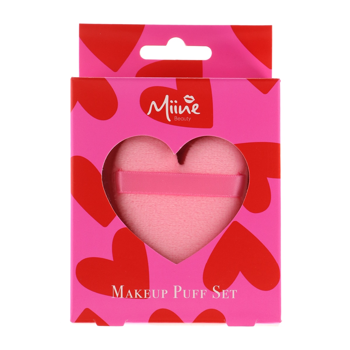  MIINE MIINE Miine Sevgililer Günü Kalp Şeklinde Makyaj Puf 5'li  1 of 4 