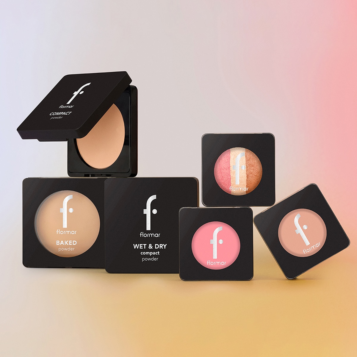  FLORMAR FLORMAR Flormar Baked Powder Mat Bitişli Fırınlanmış Pudra No: 029  1 of 9 