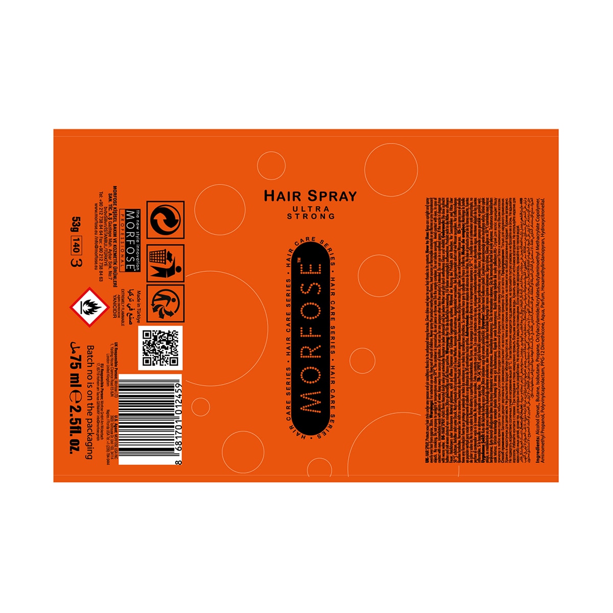 MORFOSE MORFOSE Morfose Ultra Strong Saç Spreyi 75 ml 1 of 5