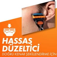 Gillette Fusion 4Up Tıraş Makinesi + Fusion Jel 200 ml + Çanta