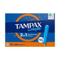 Tampax Tampon Compak Super Plus 18'li