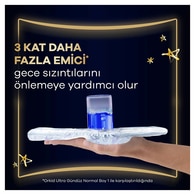 Orkid Ultra Ekstra Dörtlü Hijyenik Ped Gece Max 8'li