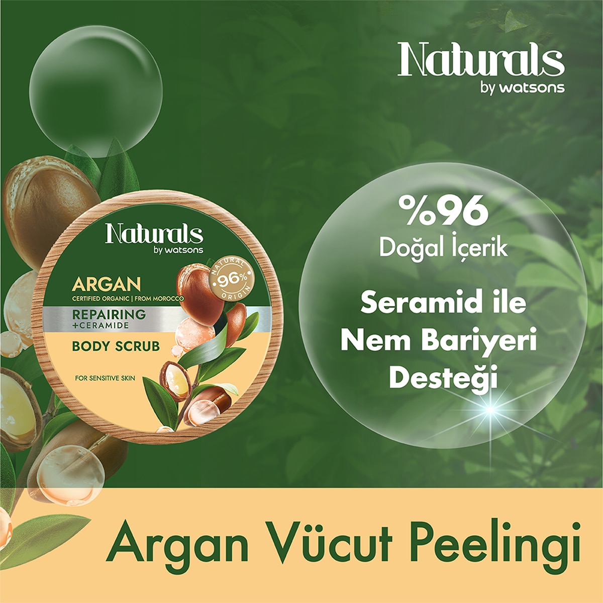  undefined NATURALS BY WATSONS Naturals By Watsons Argan Vücut Scrub 200G  1 of 3 