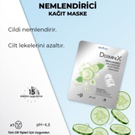 Derminix Nemlendirici Kağıt Maske Salatalık Özü 1 Adet