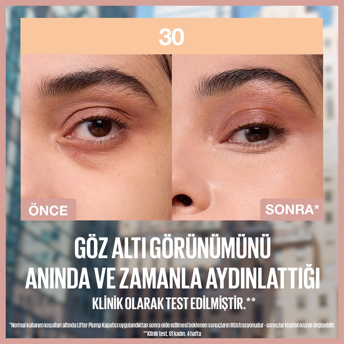 MAYBELLINE MAYBELLINE Maybelline New York Lifter Kafein ve Peptitler İçeren Nemlendiren ve Aydınlatan Kapatıcı 30 1 of 7