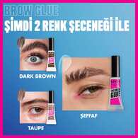 Nyx Professional Makeup The Brow Glue Instant Brow Styler Kaş Sabitleyici Maskara Dark Brown