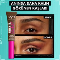 Nyx Professional Makeup Thick It Stick It Kaş Maskarası Ash Brown