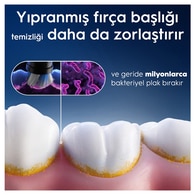 Oral-B iO Gentle Care Diş Fırçası Başlığı 4 Adet Siyah