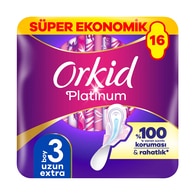  ORKID ORKID Orkid Platinum Dörtlü Hijyenik Ped Ekstra 16'lı  1 of 1 