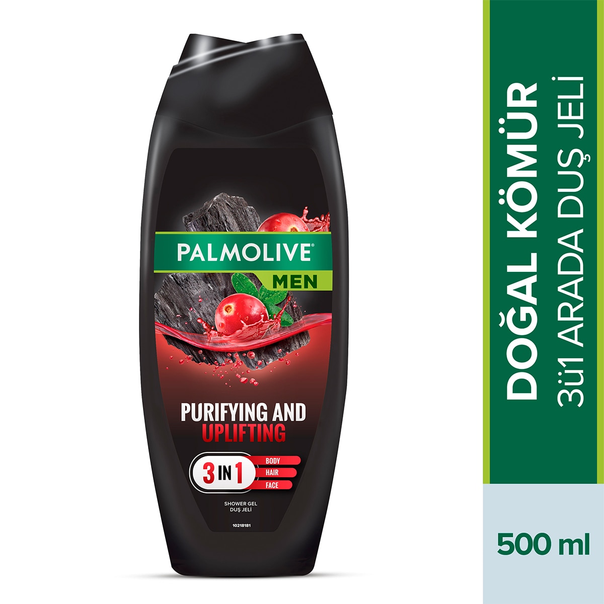 PALMOLIVE PALMOLIVE Palmolive Men Purifying and Uplifting Duş Jeli Doğal Kömür 500 ml 1 of 4