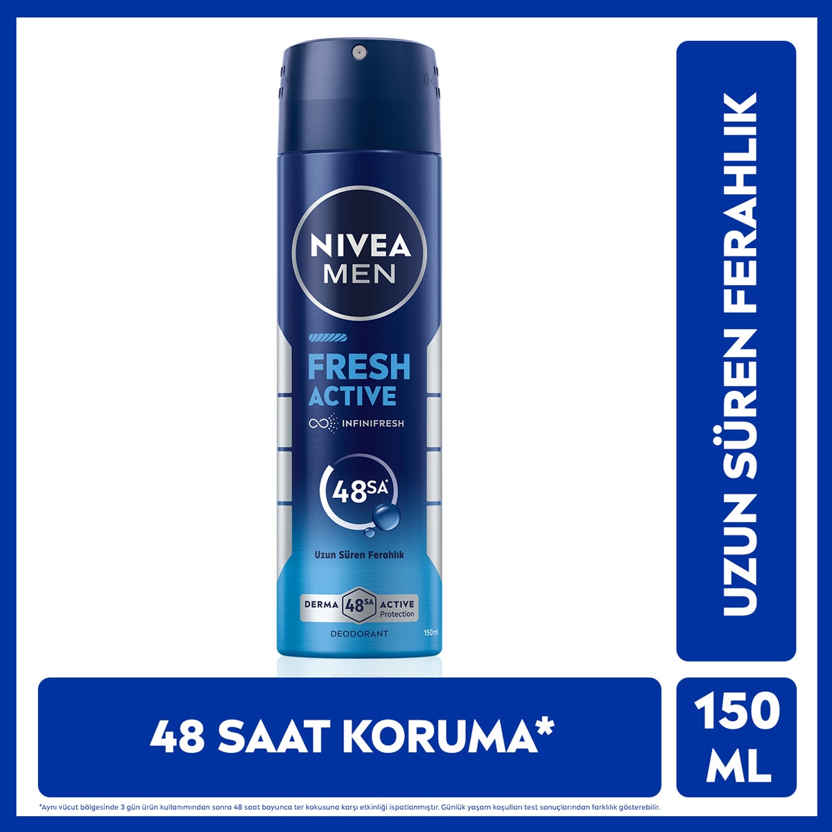 NIVEA DEO NIVEA DEO Nivea Men Erkek Sprey Deodorant Fresh Active 150 ml 1 of 1 Nivea Men Erkek Sprey Deodorant Fresh Active 150 ml