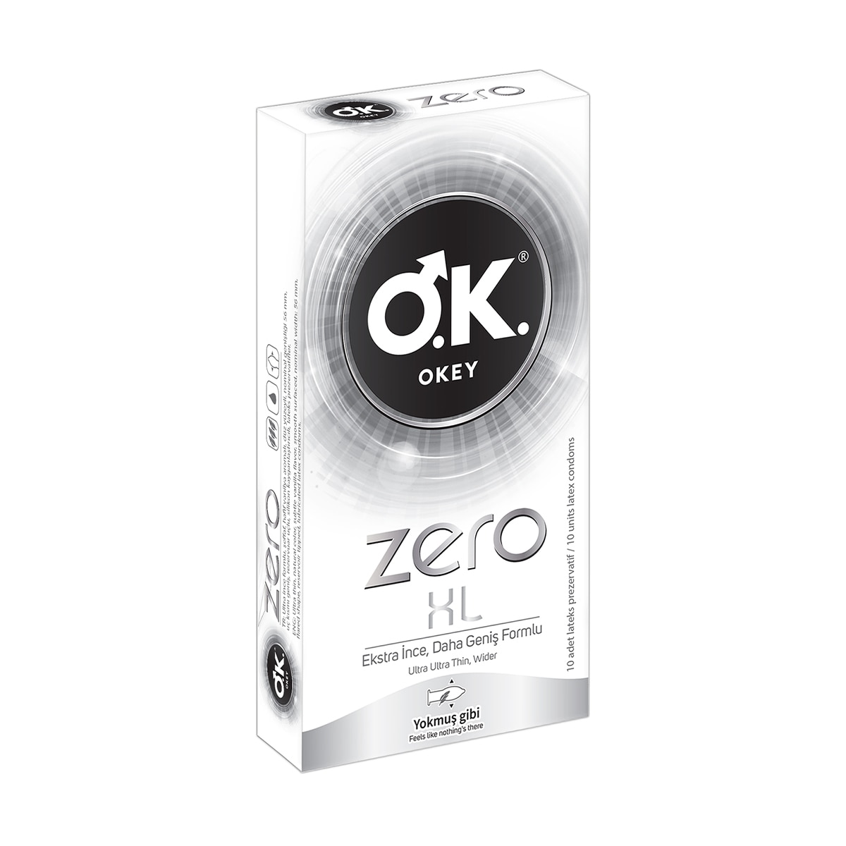  OKEY OKEY Okey Prezervatif Zero XL 10'lu  1 of 4 