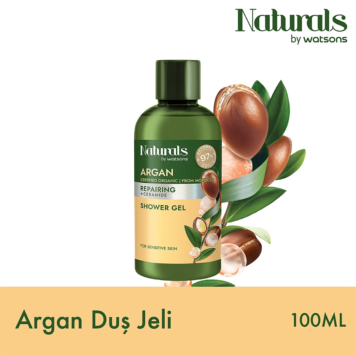NATURALS BY WATSONS NATURALS BY WATSONS Naturals By Watsons Argan Duş Jeli 100 ml 1 of 3