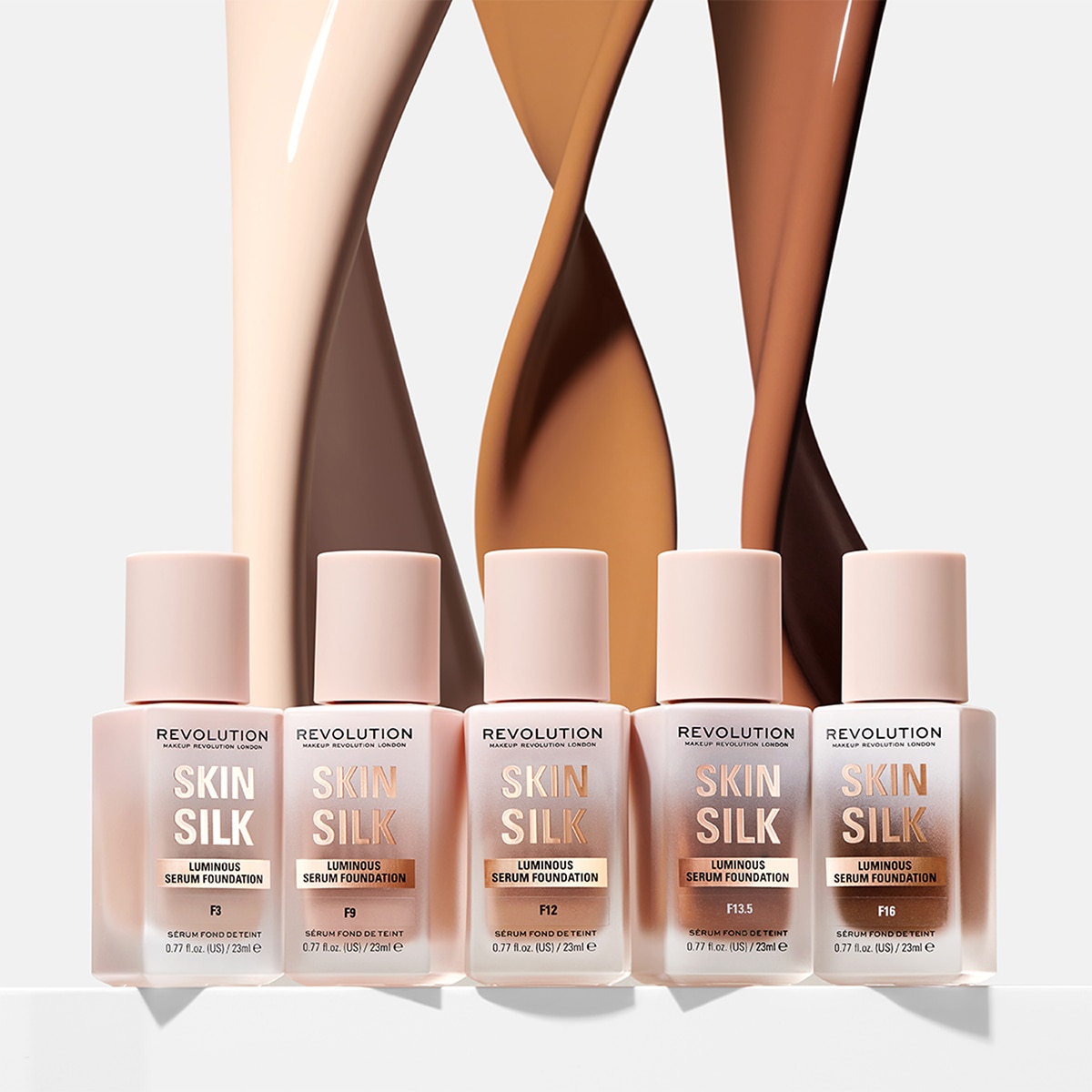  REVOLUTION REVOLUTION Revolution Skin Silk Serum Fondöten F3  1 of 7 