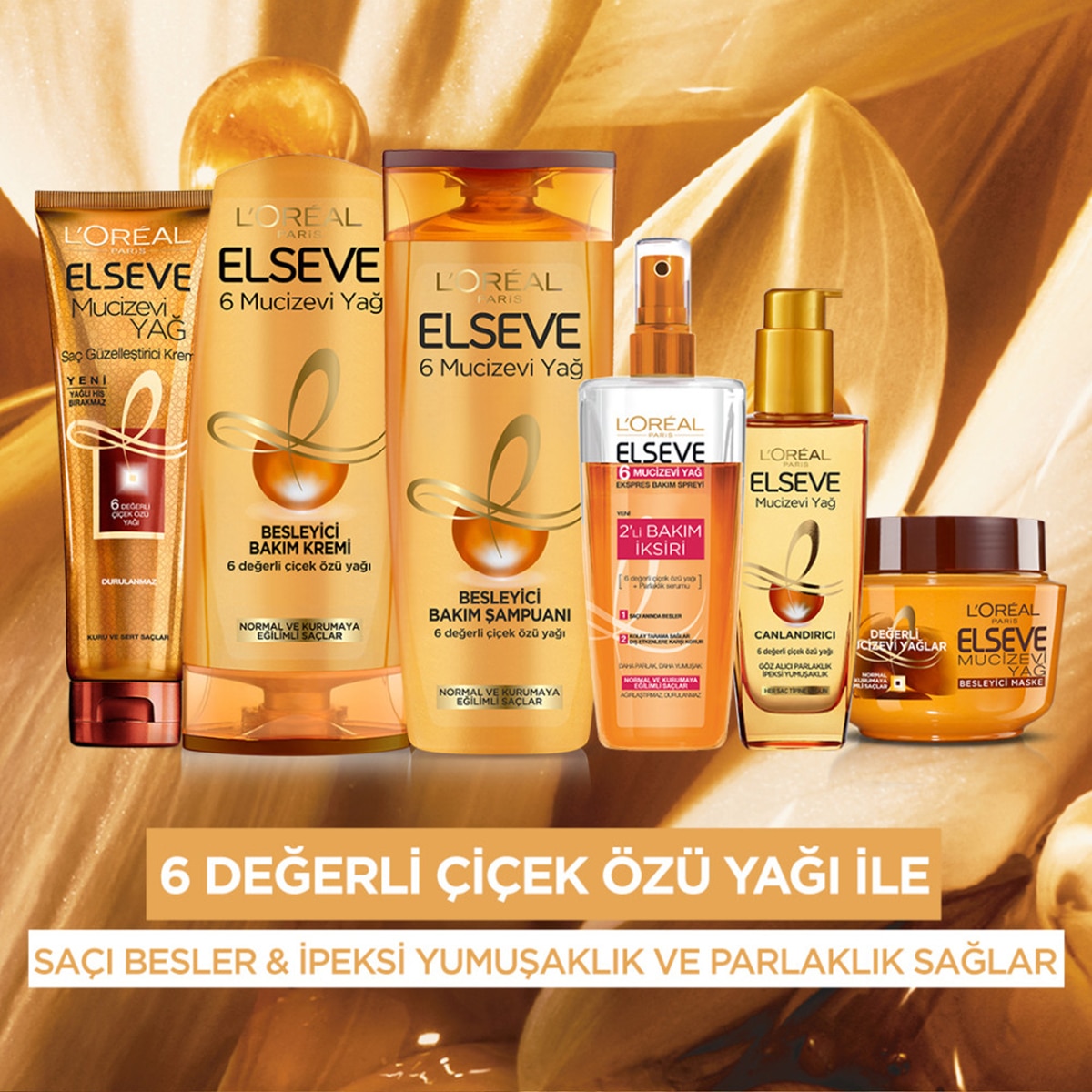  ELSEVE ELSEVE Elseve Mucizevi Bakım Yağı Tüm Saçlar 100 ml  1 of 4 