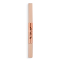 Revolution Fluffy Brow Duo Kaş Kalemi ve Kaş Maskarası Medium Brown